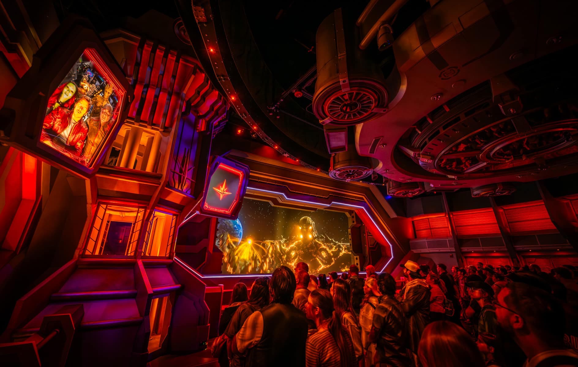 Guardians of the Galaxy: Cosmic Rewind Queue & Pre-Show Shenanigans Status Report - Disney Tourist Blog