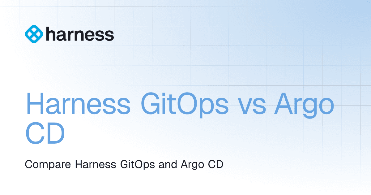 Harness GitOps vs Argo CD | Deployments