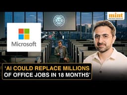 'Lawyers, Accountants, Marketers..' : Microsoft  AI CEO Warns Of Rapid White-Collar AI Disruption