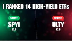I Ranked 14 High-Yield ETFs From Safest to Worst