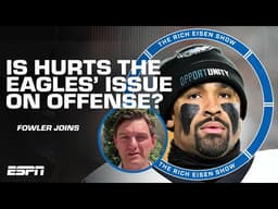 Jeremy Fowler says Jalen Hurts’ name came up in Eagles' passing struggles 👀 | The Rich Eisen Show