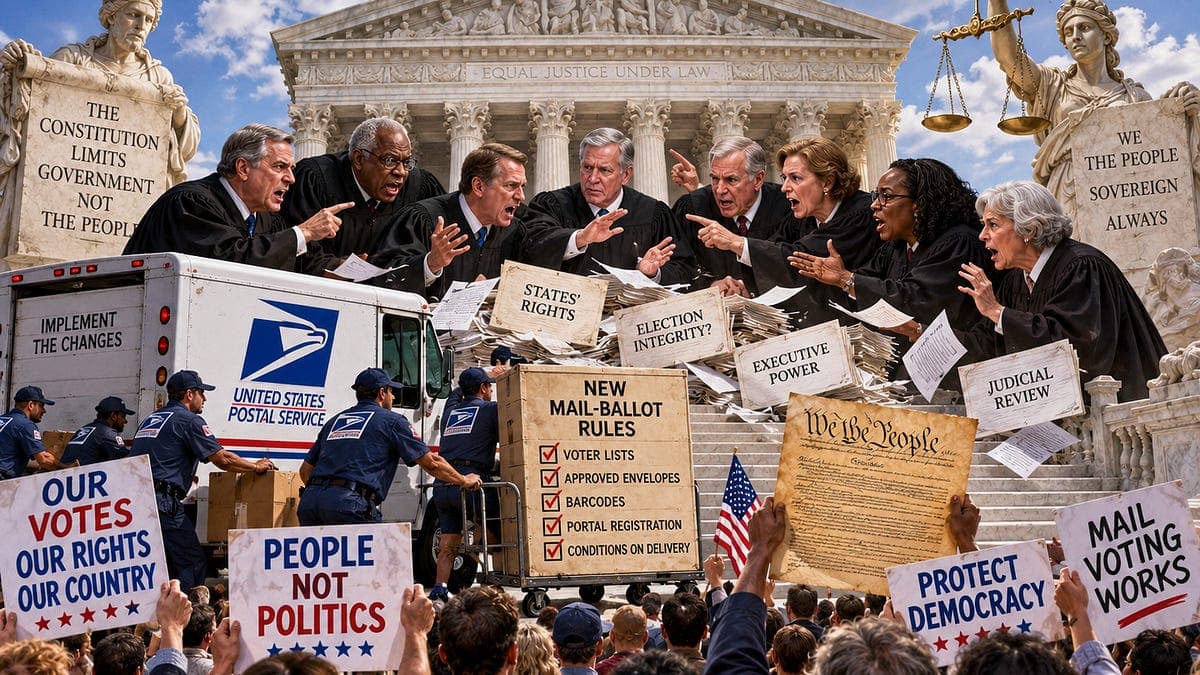 Trump’s INEFFECTUAL and ILLEGAL attempt AGAIN to remove voters, but Mail-In Voting has ALREADY BEGUN!