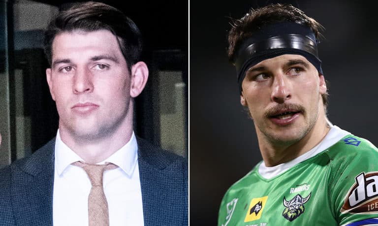 See the wild brawl that saw an NRL bad boy and his mum charged with assault