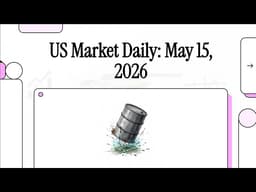 📈US Market Daily: Market Crash? Why Tech is Plummeting as Oil Hits $100 & Yields Hit 4.6%  - May 15