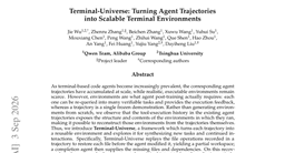 Terminal-Universe: Turning Agent Trajectories into Scalable Terminal Environments