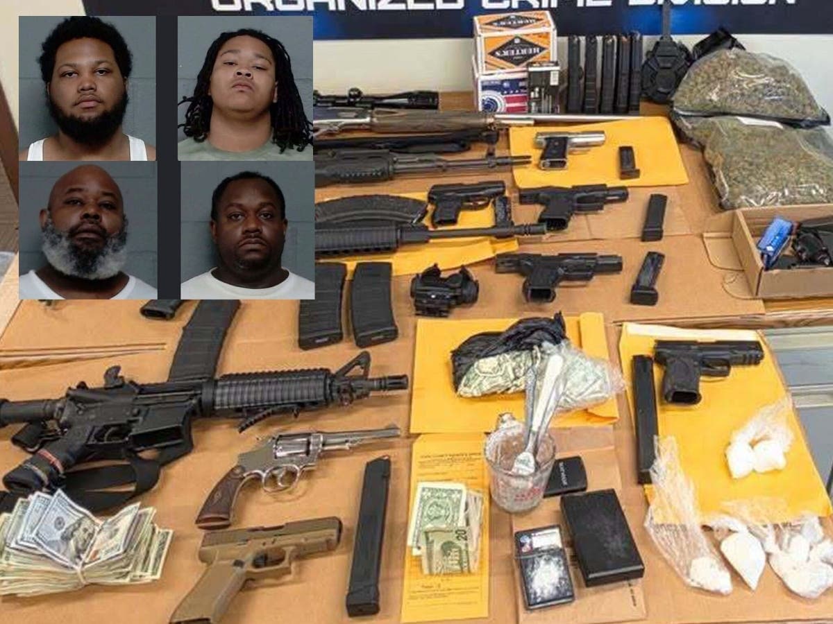 4 Arrested After Guns, Drugs Found At Harvey Home Near ...