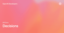 Decisions API is in public beta