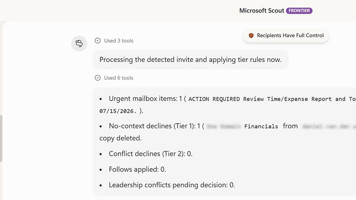 When your calendar fights back - Copilot & AI at Work