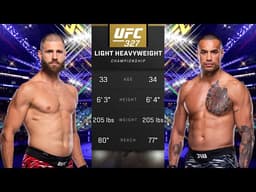 Jiri Prochazka vs Carlos Ulberg Full Fight - UFC Fight Of The Night