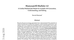 Hunyuan3D-Buffalo 1.0: A Unified Multimodal Model for Scalable 3D Generation, Understanding, and Editing