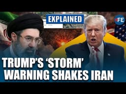 Donald Trump's 'Storm' Warning' Sparks Unrest; Iran On Alert After US President's AI Post