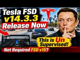 Tesla FSD v14.3.3 — First Drive Impressions! 20% Faster AI Reaction Time Revealed | Tesla FSD 14.3.3