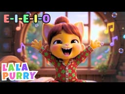 MORNING ROUTINE E-I-E-I-O ☀️ Old MacDonald Had a Farm Melody | Learning Kids Songs by Lala Purry