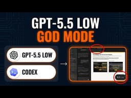 GPT-5.5 Low + NEW Codex Browser = ABSOLUTELY INSANE