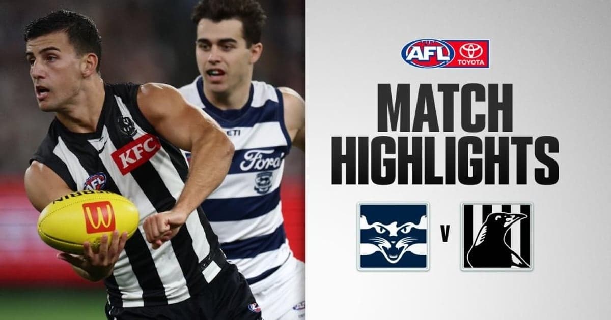 Highlights: Geelong v Collingwood