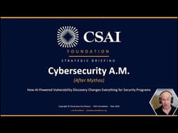 Cybersecurity After Mythos: How AI Changes Security Programs Forever