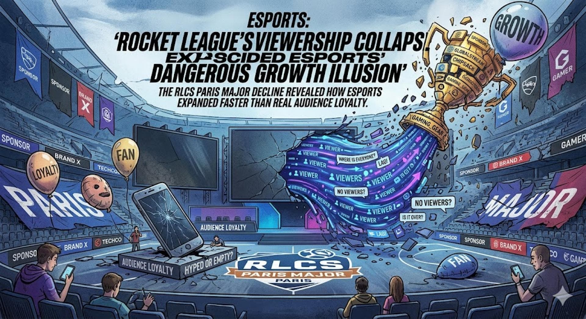 Esports: Rocket League’s viewership collapse exposed esports’ dangerous growth illusion