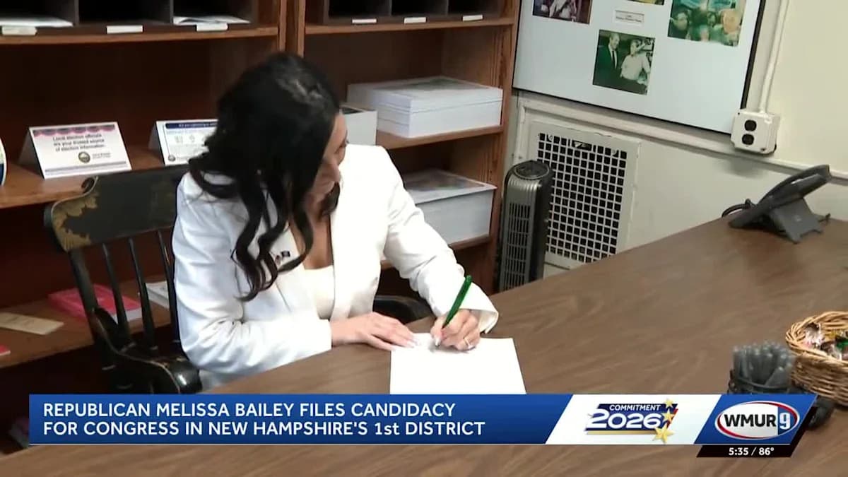 Republican Melissa Bailey files candidacy for Congress in New Hampshire's 1st District