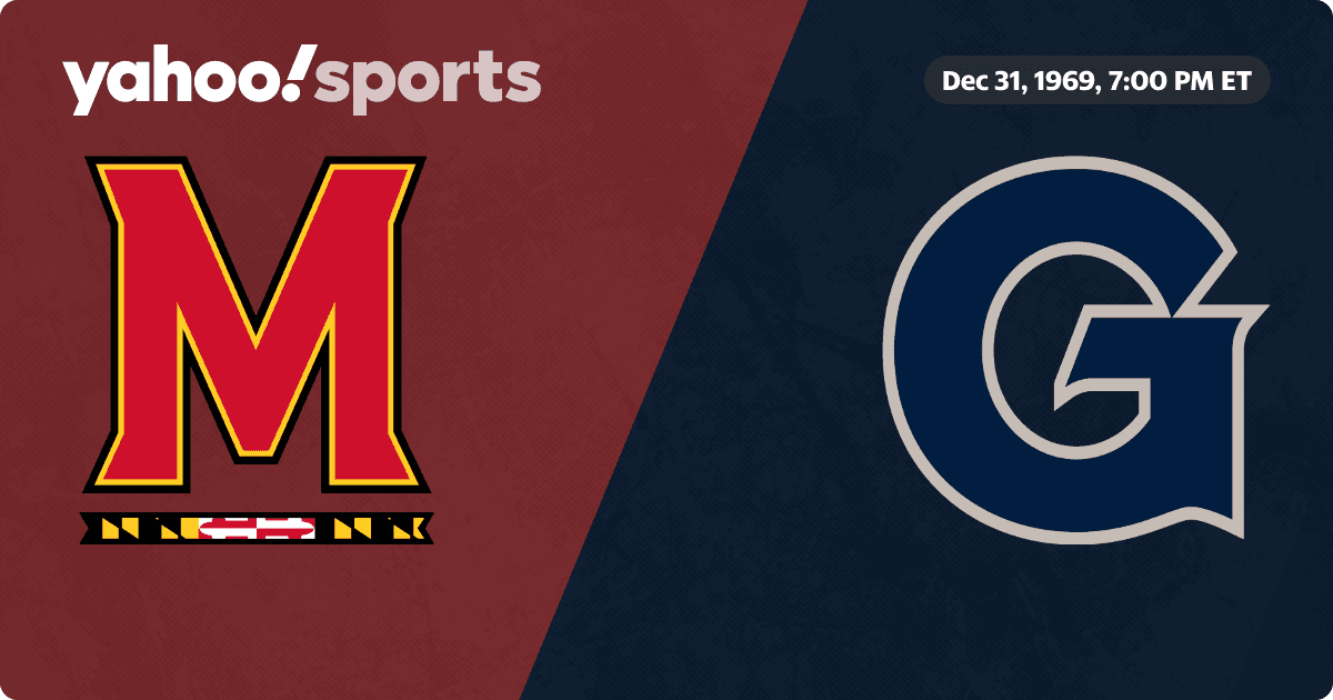 Maryland Terrapins @ Georgetown Hoyas: Live game ...