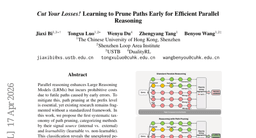 Cut Your Losses! Learning to Prune Paths Early for Efficient Parallel Reasoning
