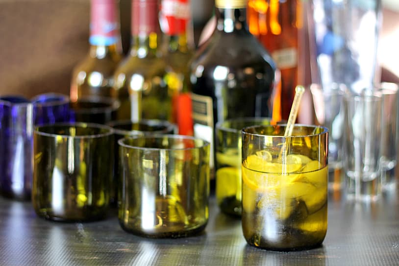 DIY Wine Bottle Glasses - A Great Way to Reuse and Recycle