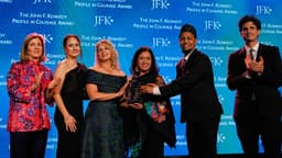 JFK Profile in Courage Award presented to Twin Cities residents for ICE surge response