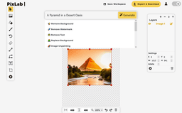 PixLab: Free Online Prompt-Based Photo Editor & Tools
