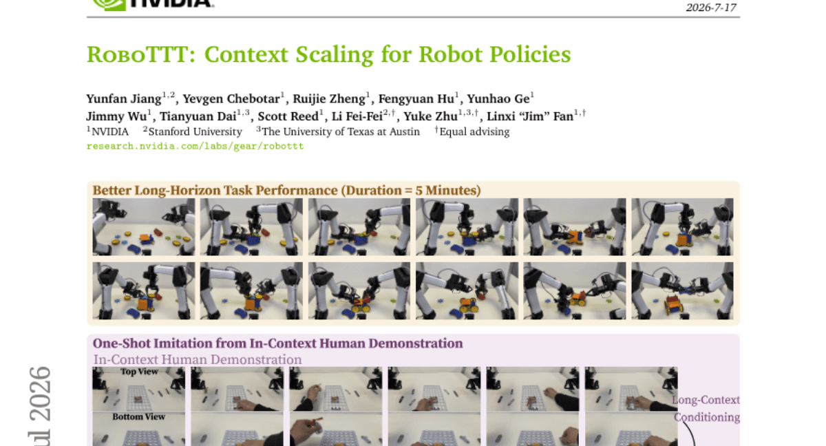 RoboTTT: Context Scaling for Robot Policies
