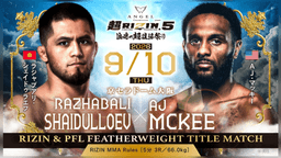 RIZIN AND PFL MAKE MMA HISTORY WITH ...