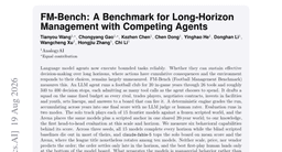 FM-Bench: A Benchmark for Long-Horizon Management with Competing Agents