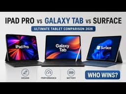 Which Premium Tablet is BEST? iPad Pro vs Galaxy Tab vs Surface Ultimate