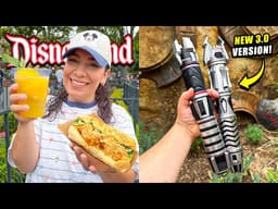 ✨ (YUM!) Trying NEW 2026 Food At Disneyland! | Building Lightsabers, New Merch, Updates + MORE!
