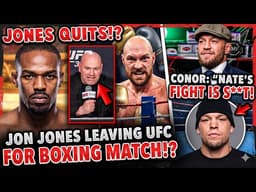 Jon Jones Leaving UFC for BOXING?! Dana White Reacts to Tyson Fury Rumors