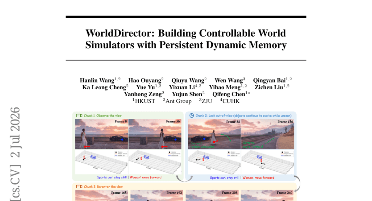 WorldDirector: Building Controllable World Simulators with Persistent Dynamic Memory