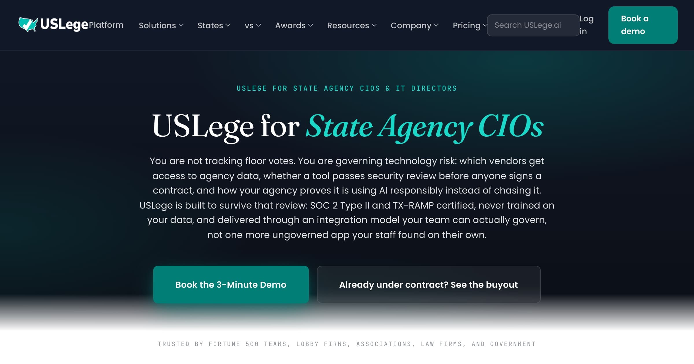 USLege for State Agency CIOs & IT Directors