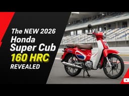 The New 2026 Honda Super Cub 160 HRC Revealed — A Legendary Icon Reborn with Racing DNA‼️🔥