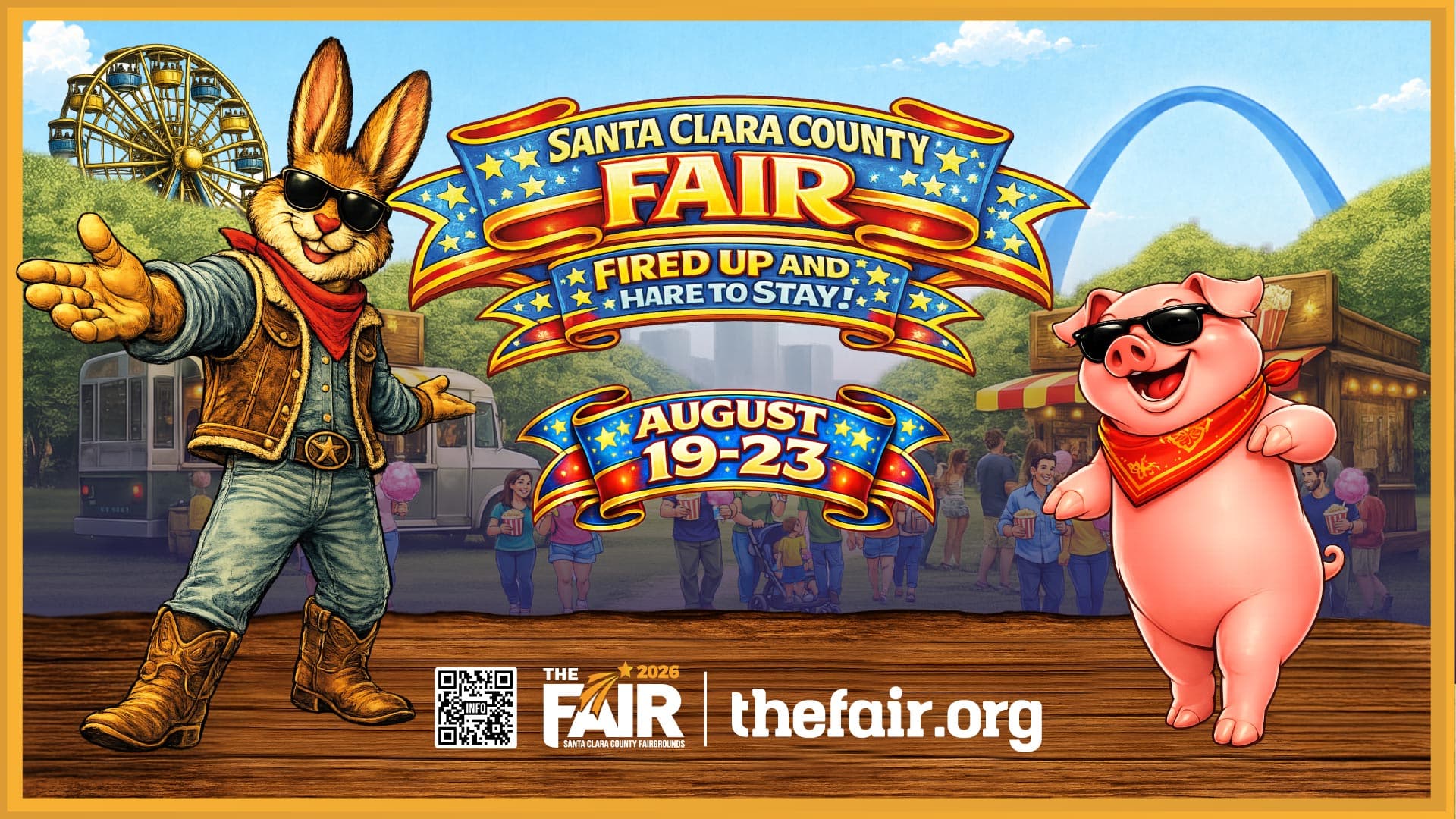 Santa Clara County Fair 2026 this August 19th, 2026