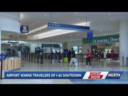 Louisville airport reminding travelers to plan ahead during I-65 closure