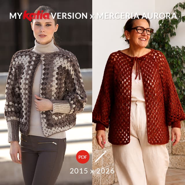 Kimono au crochet : patron gratuit revu par Mercería Aurora