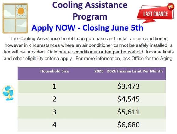 HEAP Cooling Assistance Applications Close June 5