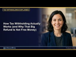 How Tax Withholding Actually Works (and Why That Big Refund Is Not Free Money)