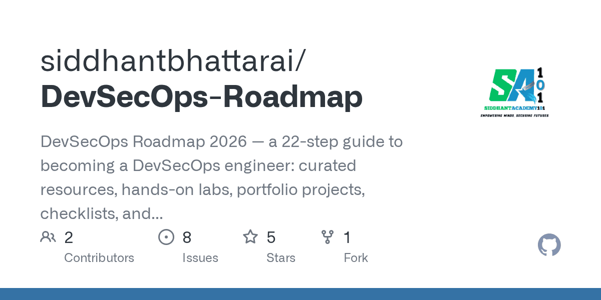 DevSecOps Roadmap 2026