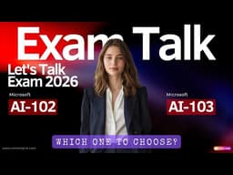 AI-102 Expiring Soon? Here's What to Choose Next – AI-103 or AI-102 Exam!
