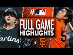 Miami Marlins vs San Francisco Giants - FULL GAME HIGHLIGHTS 🔥 April 24, 2026 MLB Season