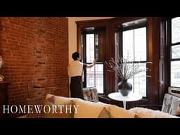 A Chic 550 Sq Ft NYC Apartment With Hidden Storage and Charming Antiques | HOUSE TOUR