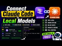 STOP Paying For APIs — Run Claude Code With Local Models FREE/lm studio local server