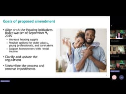 Zoning Ordinance Amendment for Accessory Living Units: April 24, 2026