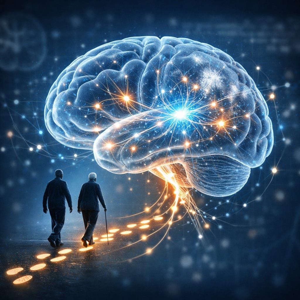 Walking Patterns May Shape Brain Health in Aging Adults