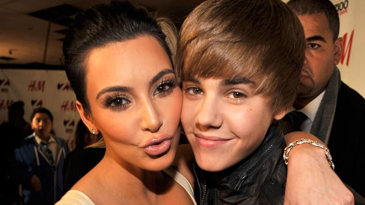 Kim Kardashian and Kylie Jenner are true Beliebers as they show their love for Justin from the Coachella crowd