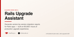 A Claude Code Skill to Upgrade Rails